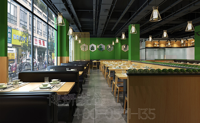 杭州火锅店装修设计-火锅店设计实景图册 2