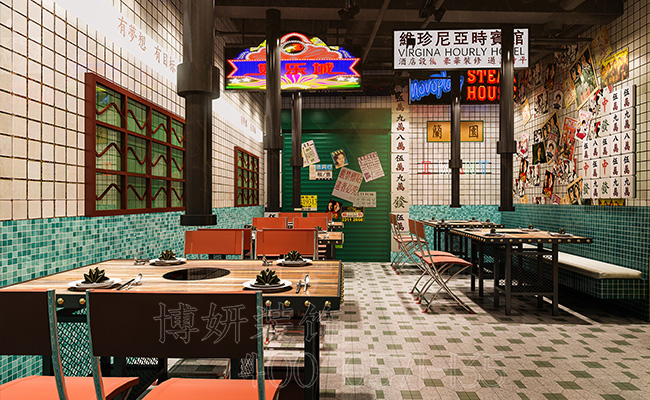 烧烤夜宵店装修设计,专业烧烤夜宵点设计效果,杭州专业餐饮设计公司 烧烤夜宵店装修设计,专业烧烤夜宵点设计效果,杭州专业餐饮设计公司