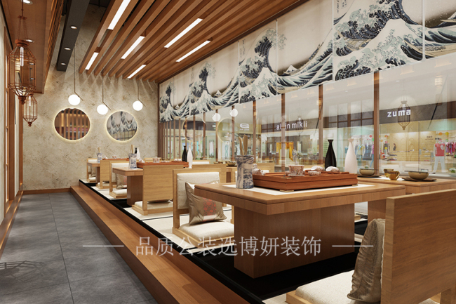 杭州餐饮店面装修风格咨询博妍装饰，了解更多餐厅设计装修的关键